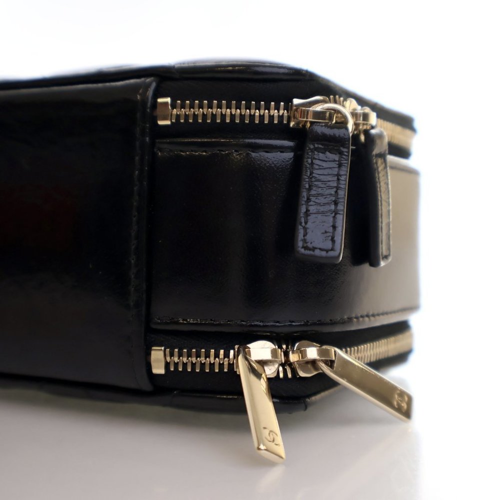 Chanel Small Black Glazed Calfskin Top Handle Vanity Case - Picture 8 of 14